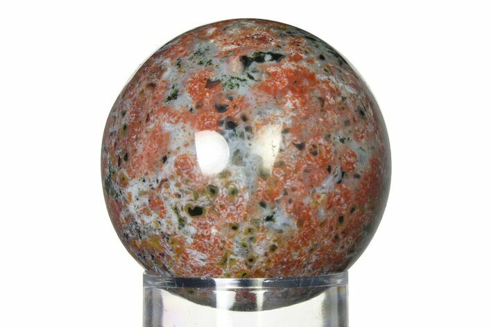Colorful Ocean Jasper Sphere - Madagascar #317346